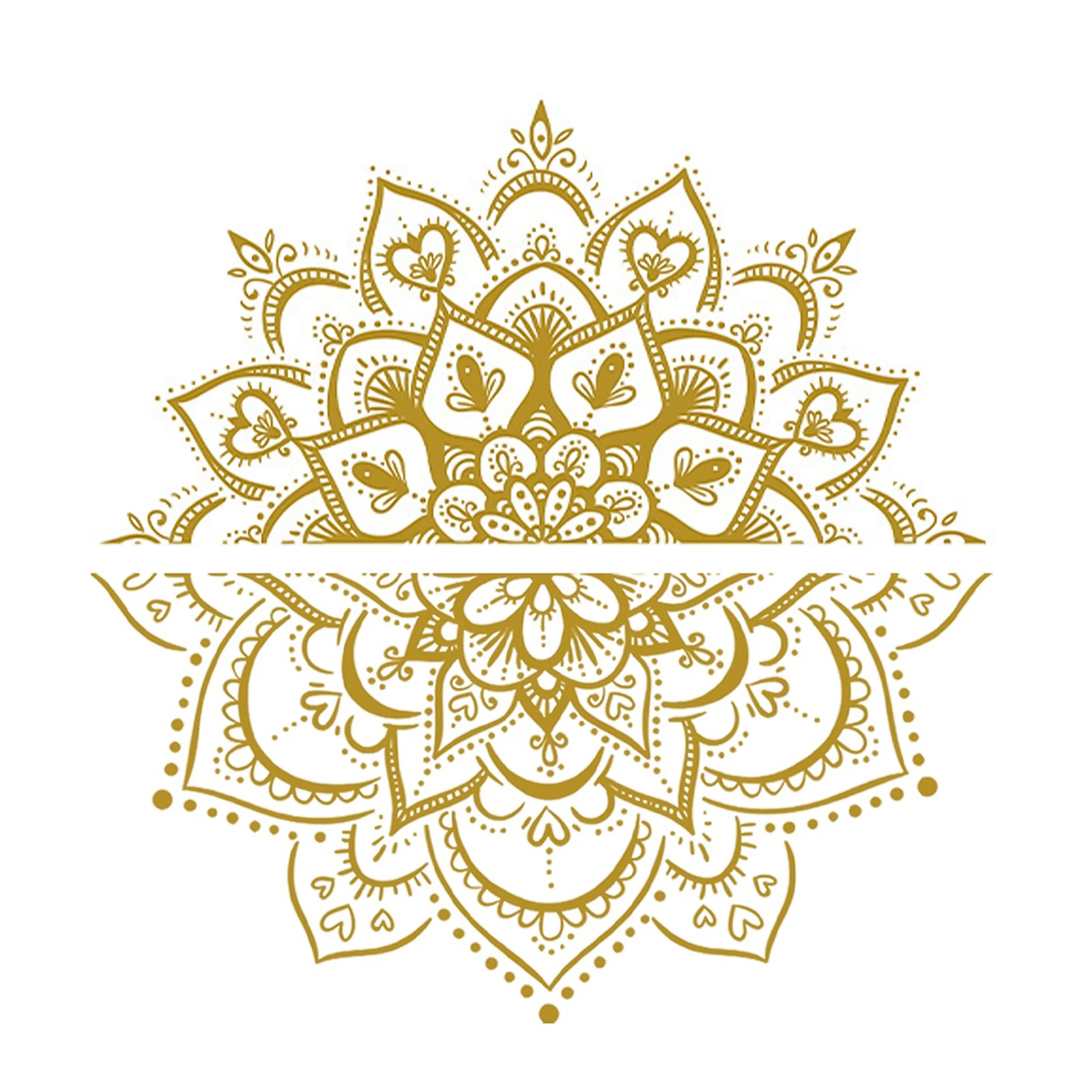 Home Decor Lotus Flower Datura Flat Walls Creative Flat Door Wall Stickers Eid Mubarak Wall Stickers Glass Decals