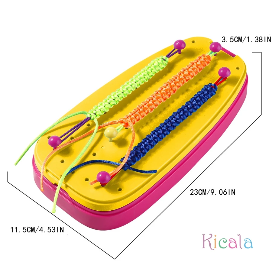 Kit per creare gioielli per braccialetti per ragazze Braccialetti per arti e mestieri per ragazze Kit per creare corde Fai finta di giocare con il regalo di compleanno del giocattolo