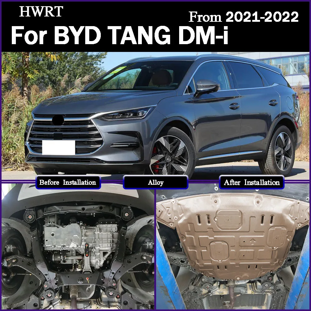 

Under Engine Splasher Shield Guard Mud Fender Plate Cover Mudguard Protector For BYD TANG DM-i 2021-2022 Engine guard plate