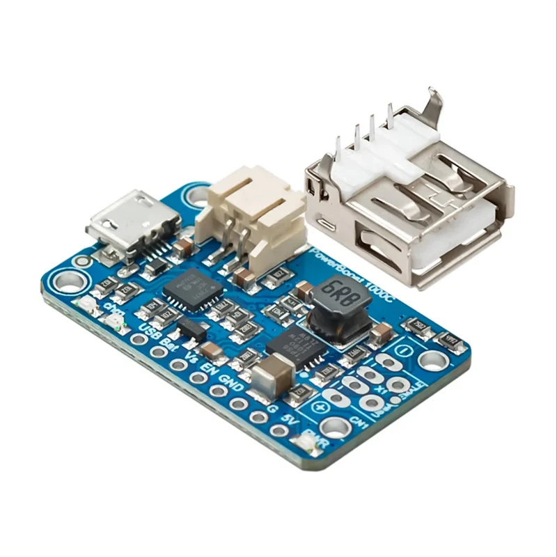 2465 Module Rechargeable Spot 5V Lipo USB Boost 1A chargeur Powerboost 1000 Solution de Charge Portable pour l'électronique, exquis