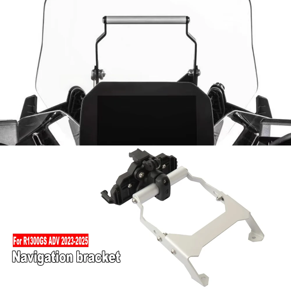

Для BMW R1300GS R 1300 GS R1300 GS Adventure 2023 2024: Новый держатель для телефона на мотоцикл, кронштейн для GPS-навигатора, крепление на ветровое стекло