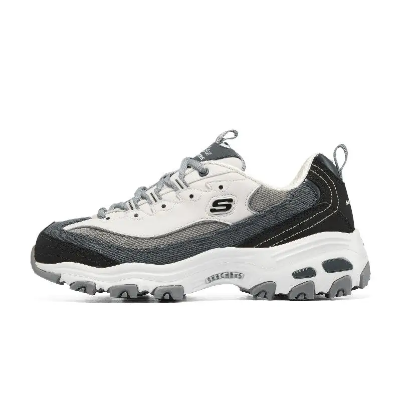 

Skechers Women's Casual Sports Shoes Spliced Thick-Soled Dad Shoes 149906-Bkgy