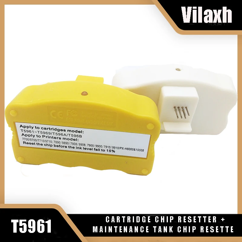 

vilaxh Cartridge Chip Resetter + Maintenance Tank Chip Resetter For Epson 9700 7710 7700 9710 9700 9710 9890 printer