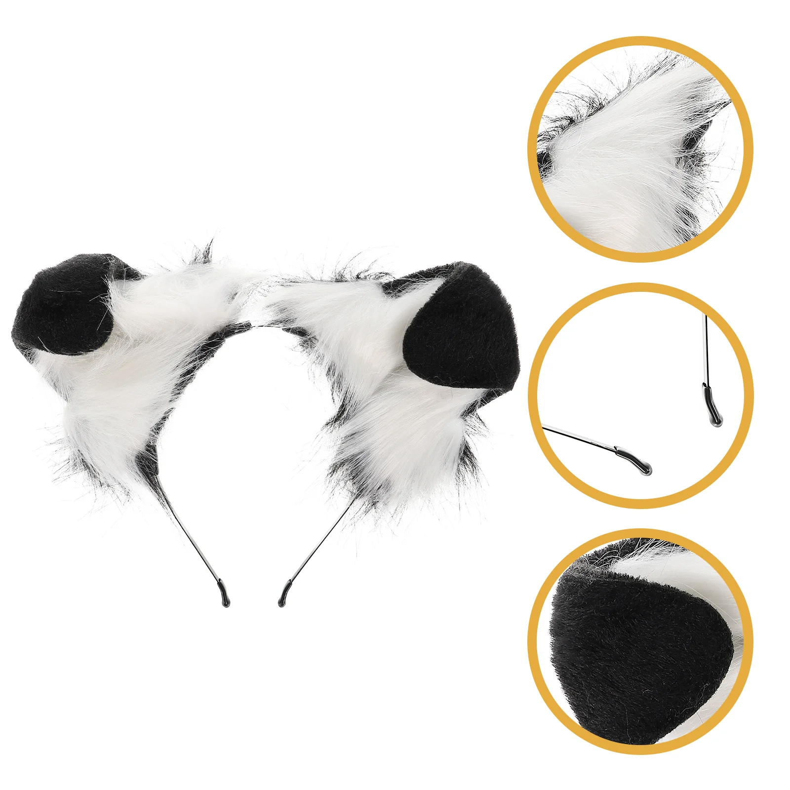 

Dog Ear Headband Costume Party Hair Accessory Headwear Cosplay Festival Props Modeling Animals Hairband Ornament