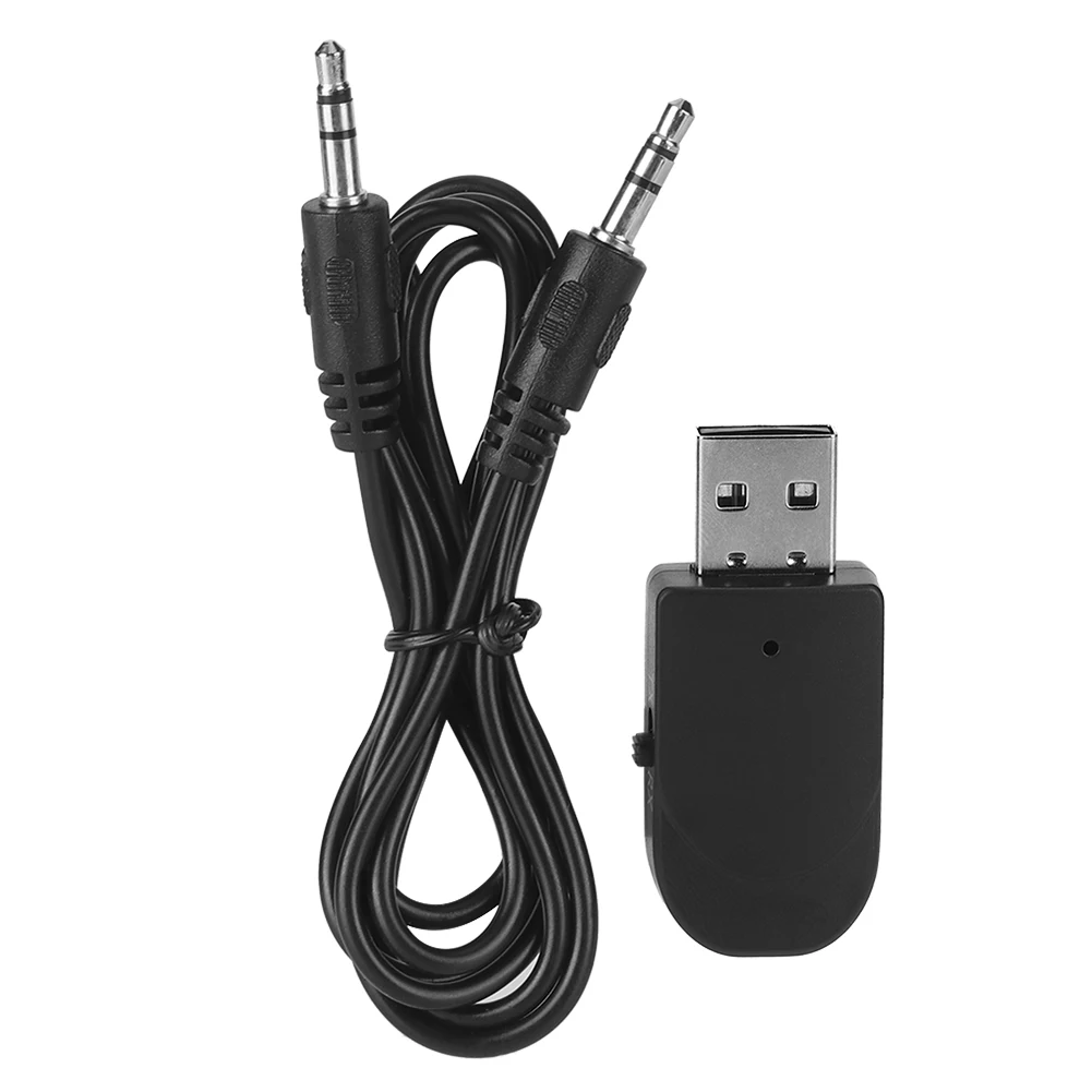Car Bluetooth Audio Receiver Transmitter 2 in 1 USB Stereo Music Wireless Adapter For Automotive TV Computer
