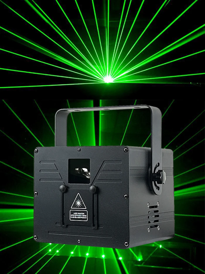 Grün 3w 5w laser projektor bühnen licht animation laserlicht ilda club disco dj bar dmx tanz weihnachts effekt zeigen licht – Detail 1