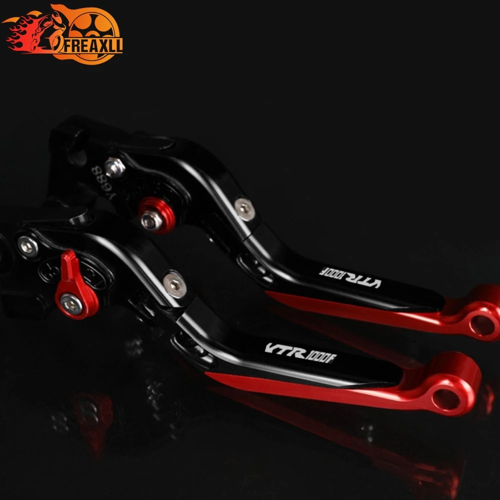 

FOR HONDA VTR1000 FVTR 1000F 1998-2005 2004 2003 2002 2001 2000 1999 1998 Motorcycle Adjustable Folding Brake Clutch Levers