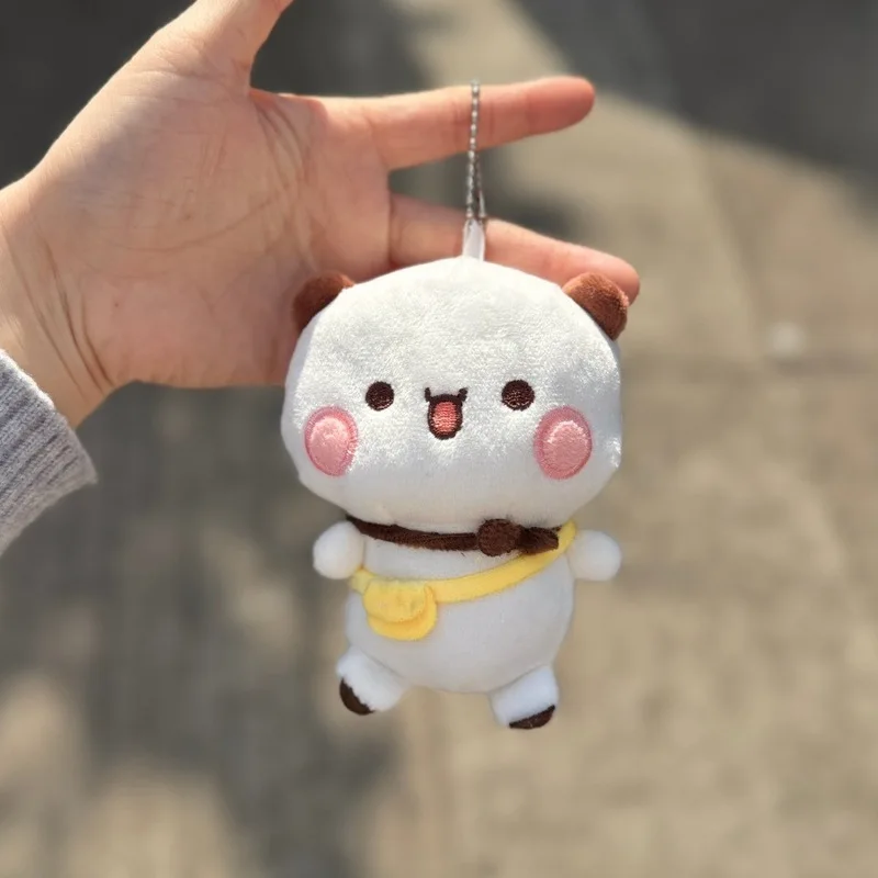 New 12cm Cute Yier Bubu Plush Keychain Soft Stuffed Doll Cartoon Toy Hanging Ornament Bag Decoration Kawaii Friend Gift