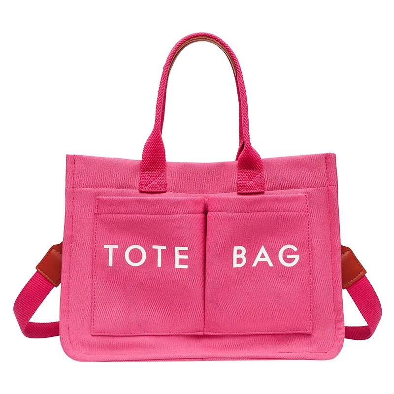 

Lightweight and stylish canvas tote bag, perfect for outfit coordination, birthday gifts, and student backpacks