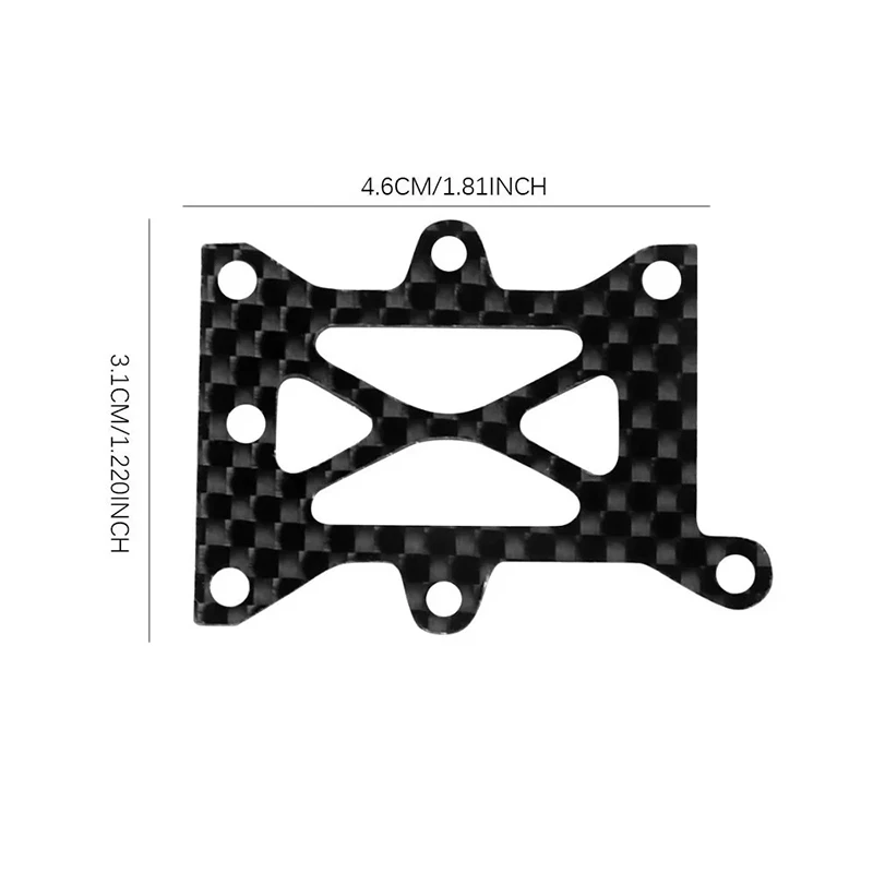 Plaque de transpondeur en 2,4 pour voiture RC Kyosho, fibre de carbone, accessoires de pièces de mise à niveau, TO-209, MP10, MP9, TKI3, TKI4