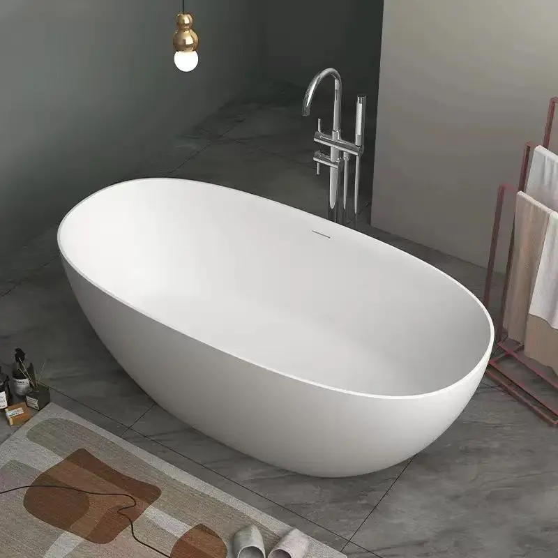 Artificial stone bathtub B & B free-standing home