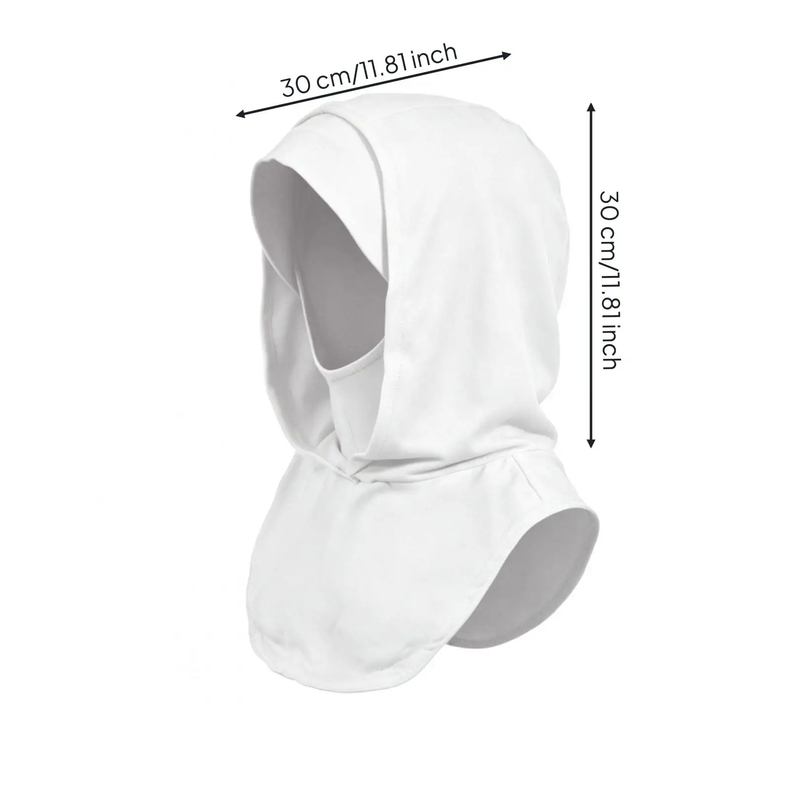 Elastic Hooded Headscarf for Women Men Adjustable Head Wrap with Neck Drape for Outdoor Activities