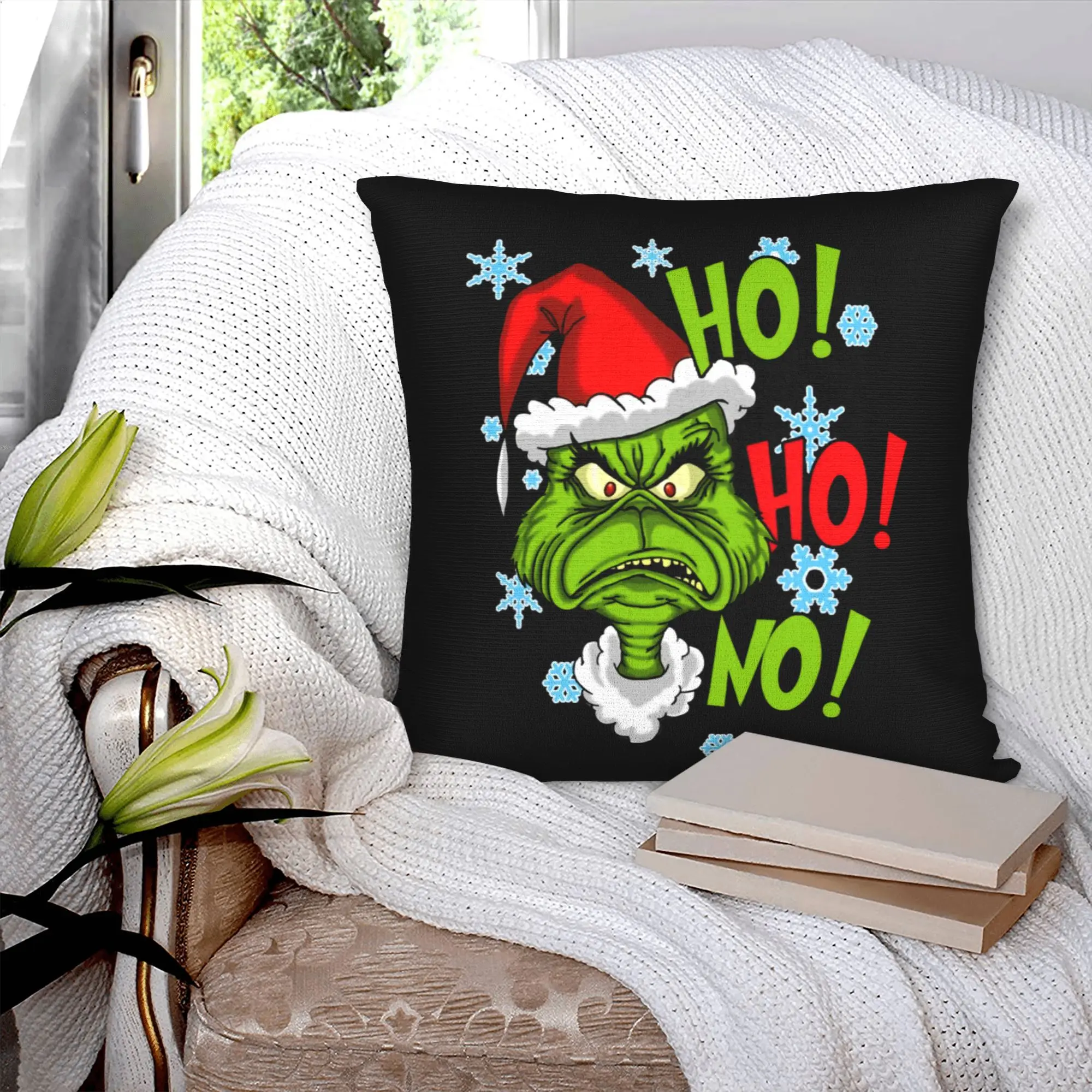 How Stole Christmas Cosplay Pillow Case 40x40cm Home Decoration  Nordic Cushion Cover Car Pillowcase