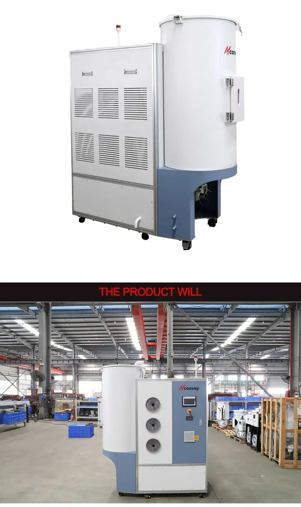 3-in-1 kunststof industriële luchtontvochtiger droger honingraatrotor ontvochtigen industrieel voor kunststof spuitgieten