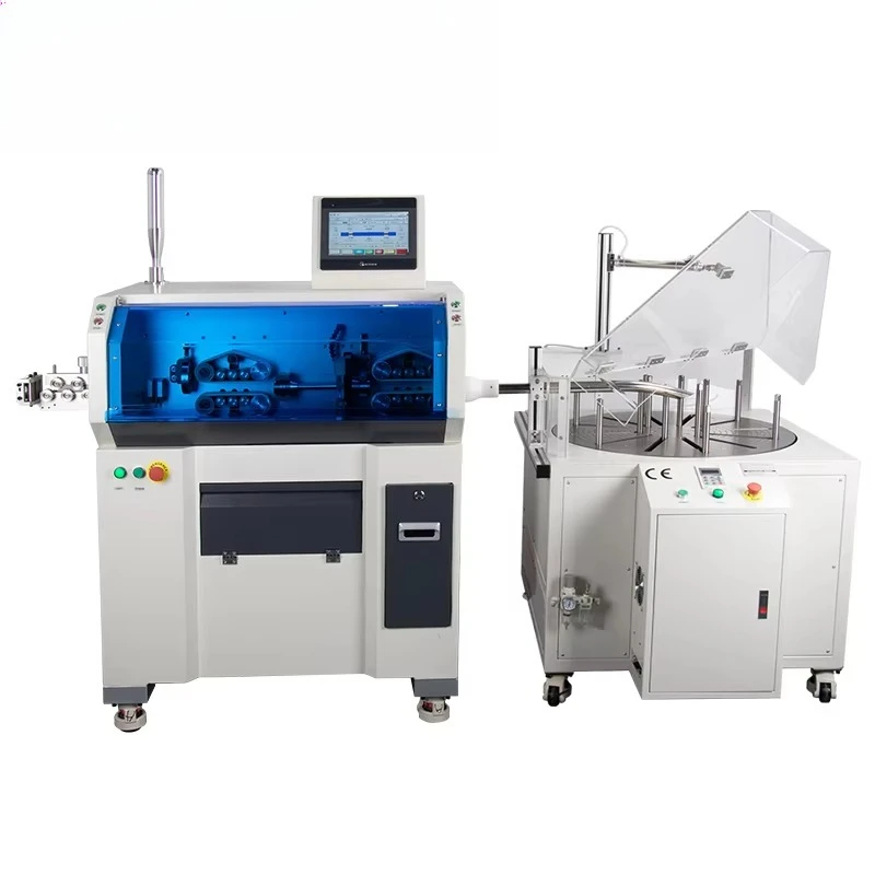 EW-3105+C Full Automatic 70 Mm2 Multi Core Cable Cutting & Stripping Machine with Wire Coiling