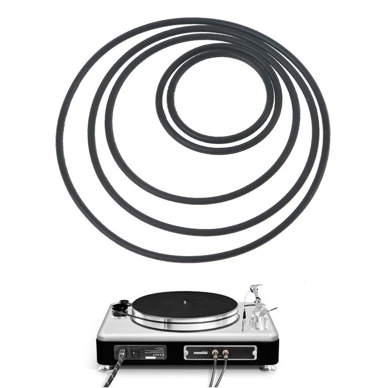 20Pcs 1.5mm Cassette Tape Rubber DVD Cassette Tape Recorder Turntable Strap Belt Durable Rubber Belts