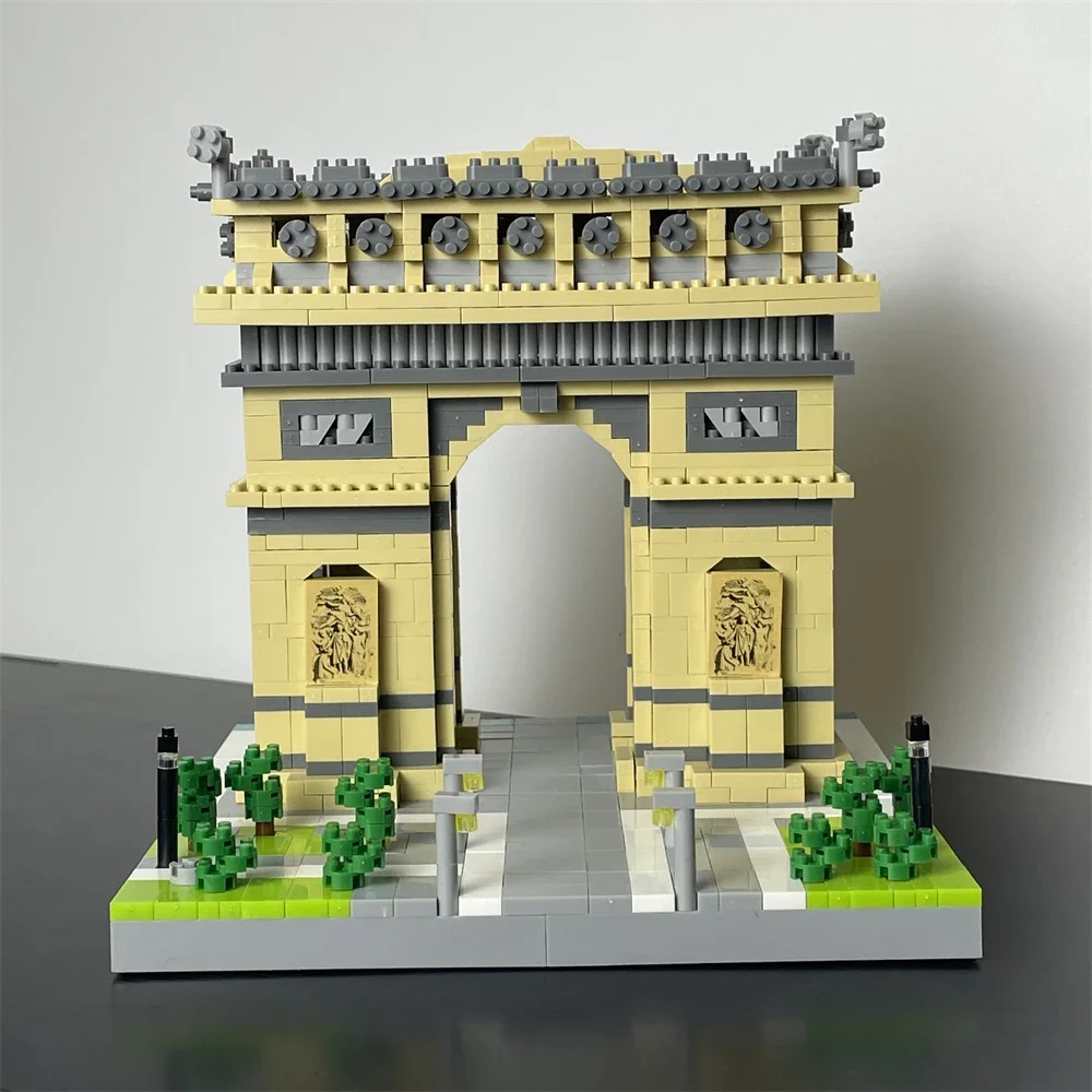 

Triumphal Arch architectural model building block toys: historical collection, decoration, gifts, exercise hands-on skills