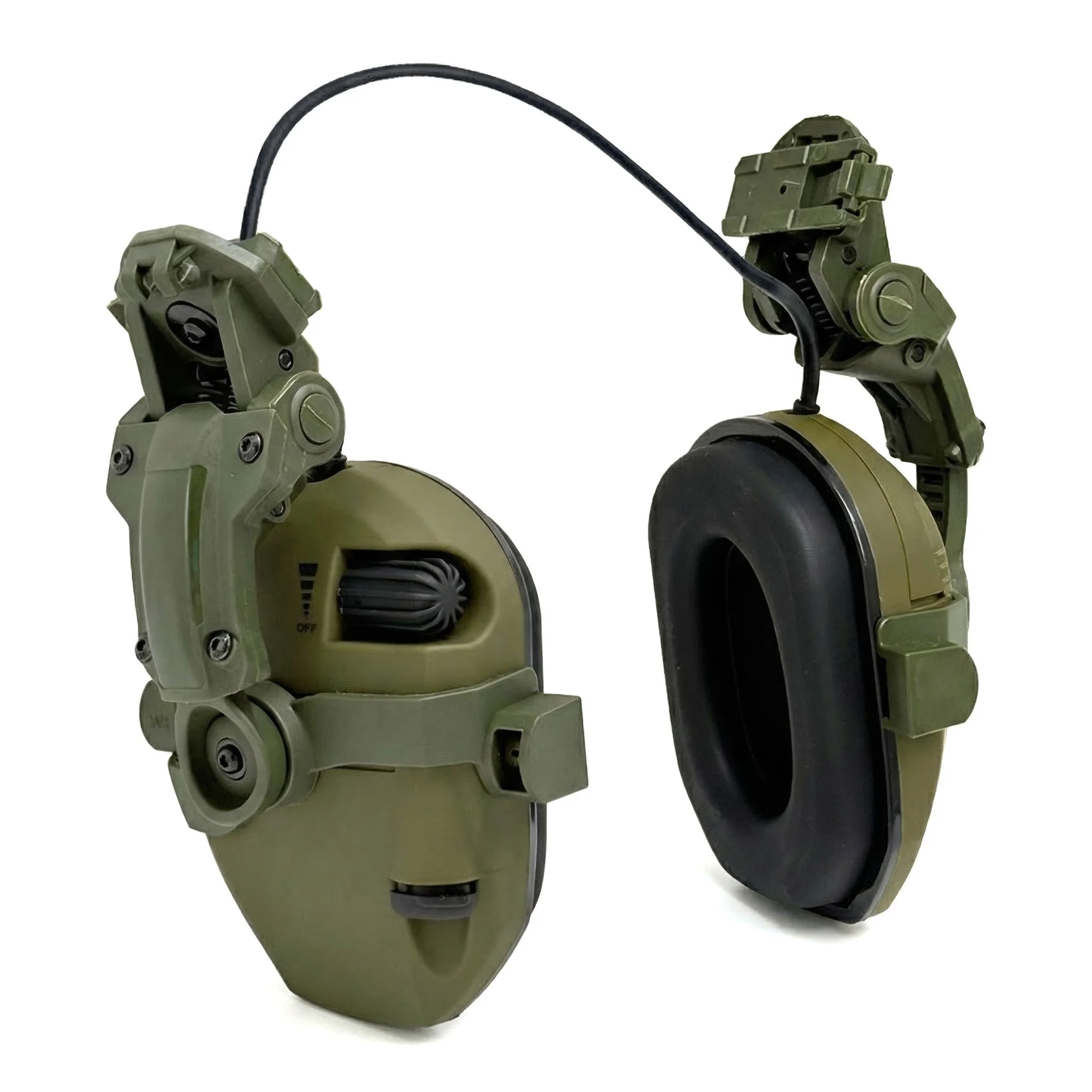 Tactical Electronic Shooting Ear Protection Earmuffs NRR 23dB Active Noise Reduction Headset for Hunting & Gun Range