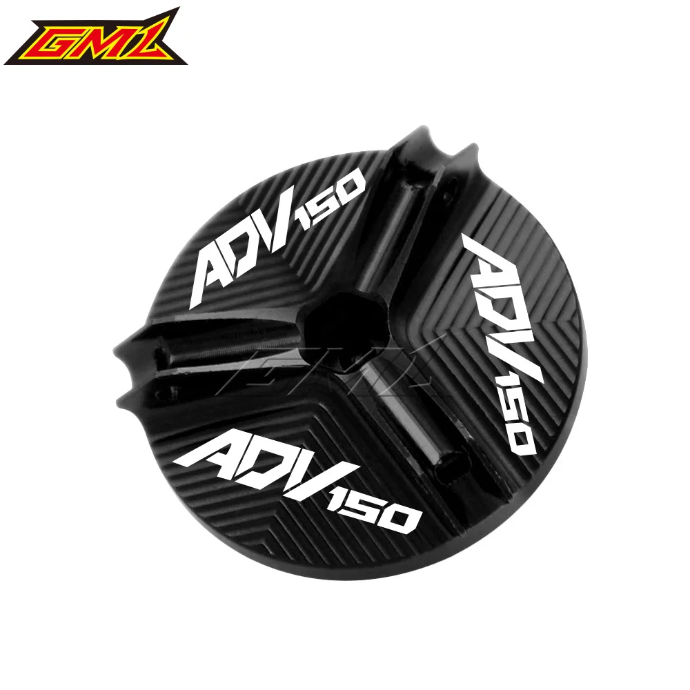 Oil Filler Cup For HONDA ADV150 ADV 150 2019-2022 Motorcycle CNC Aluminum Engine Oil Drain Plug Sump Nut Cup Cover