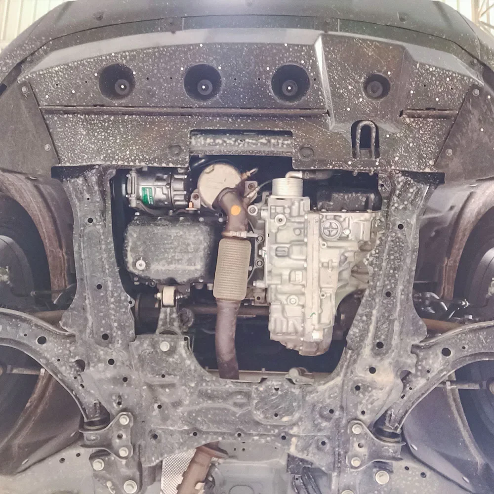 สำหรับตงเฟิง AX7 ปี 2020-2021 เครื่องยนต์ 1.5T 1.6T ฝาครอบป้องกันใต้ท้องรถ ผลิตจากเหล็กแมงกานีส อุปกรณ์เสริมอะไหล่รถยนต์