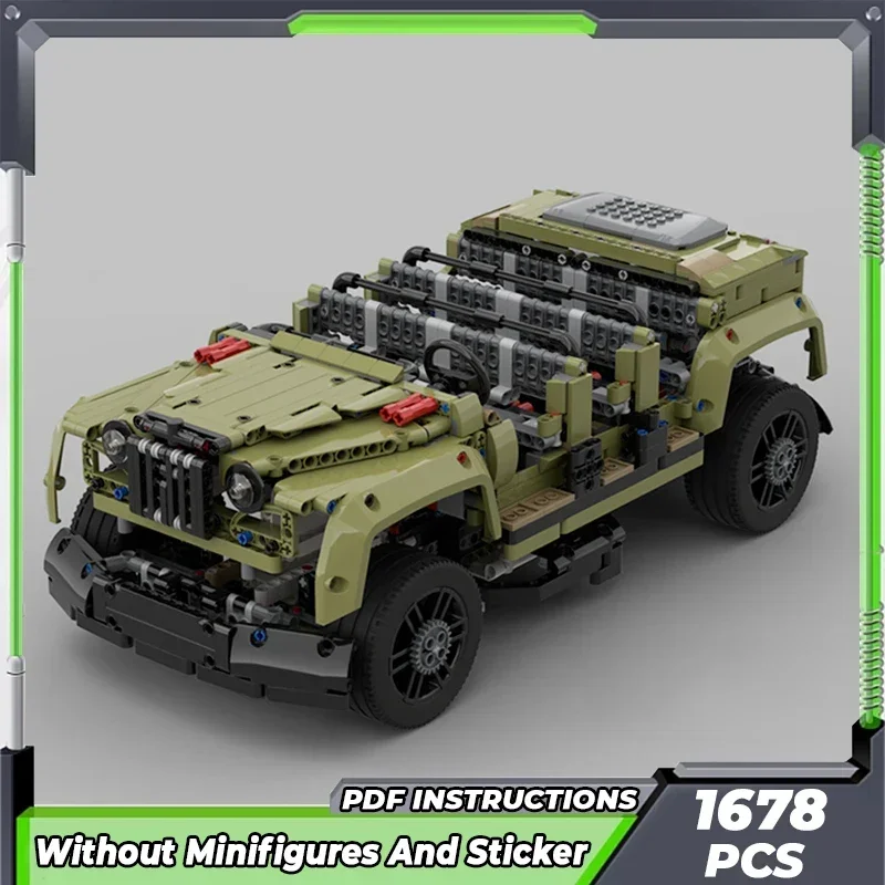 Moc Bouwstenen Militair Model Emv Exploratie Voertuig Technologie Modulaire Blokken Geschenken Speelgoed Voor Kinderen Diy Sets Assemblage