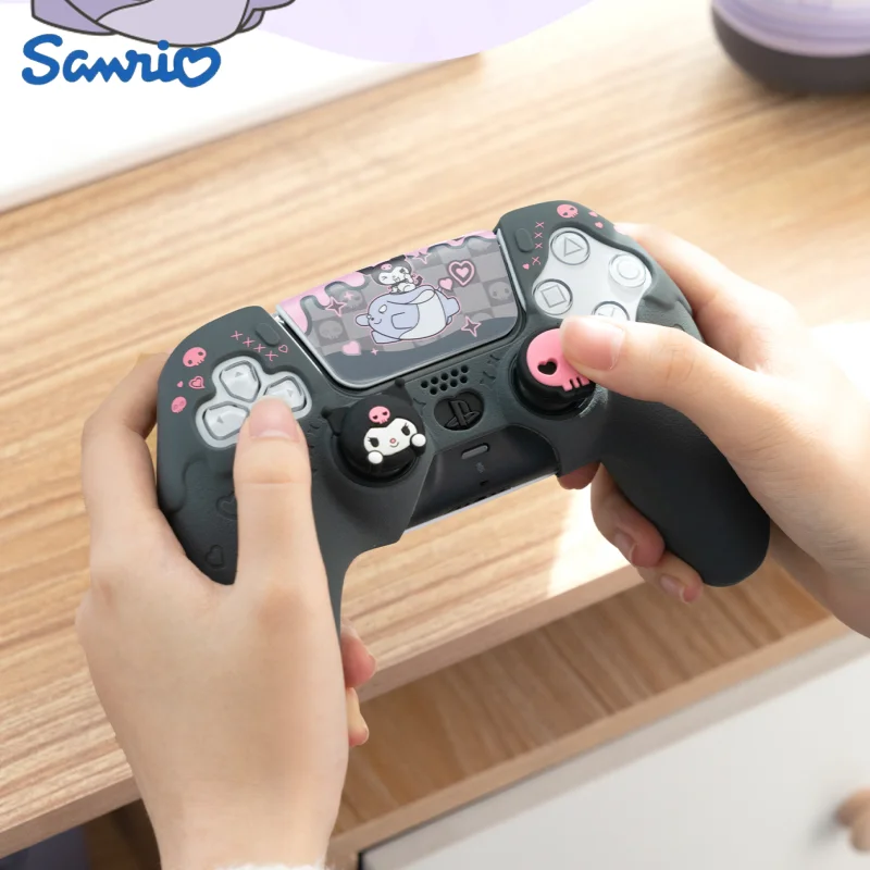 

Защитный чехол для геймпада Sanrio Cinnamoroll Kuromi почтовые Мультяшные Ps5 Ns Pro Switch Pro с защитой от падения цифровые периферийные устройства в подарок