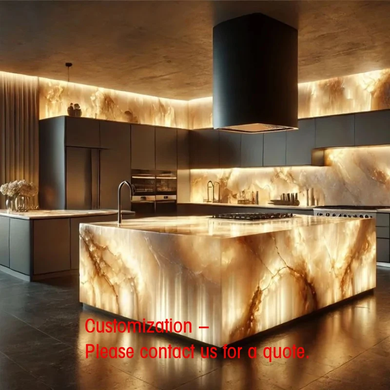 custom.OEM/ODM Backlit Marble Bar Solid Surface Modern Nightclub Wine Bar With Equipment Illuminated Commercial LED Restaurant B