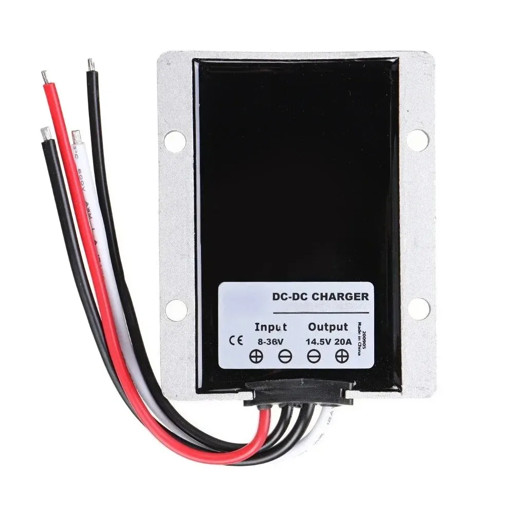 12V24V 9-36V to 16.8V 12.6V 13.8V 14.6V 5A -20A Buck/Booster Converter DC DC Car Boat Battery Charger for Dual Battery System CE