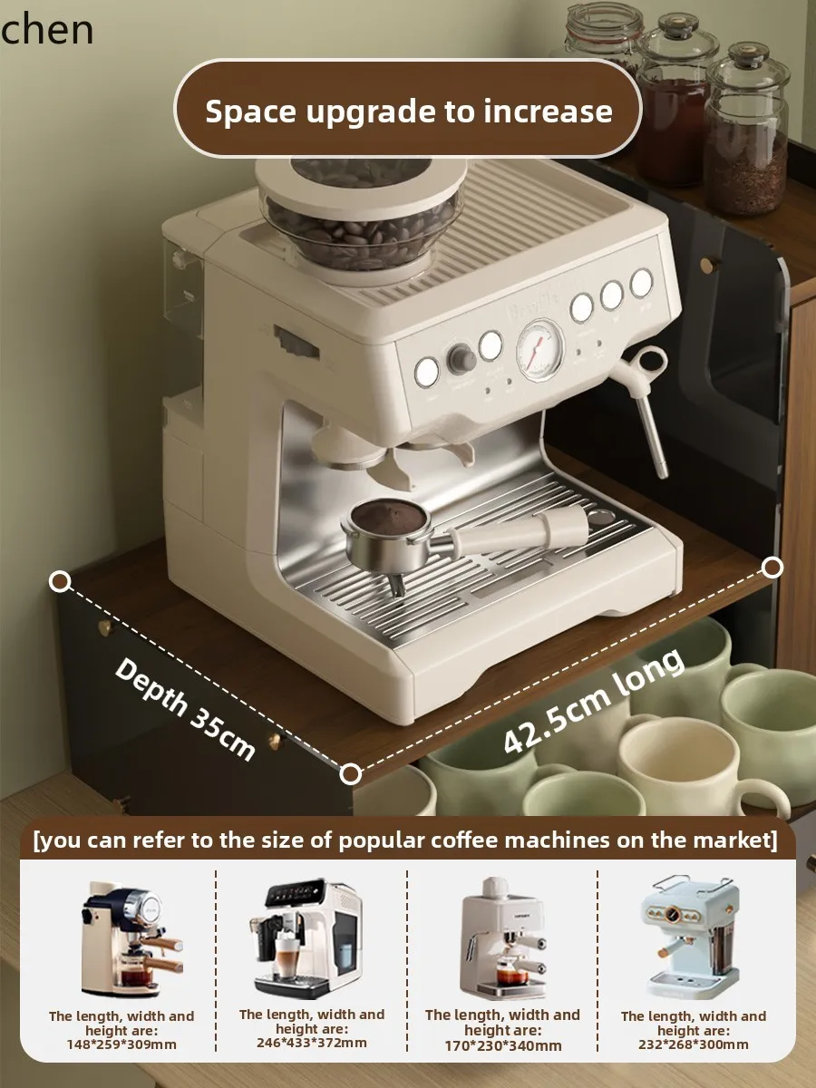 PYH Modern Light Luxury Premium Sense Coffee Machine Capsule Storage Rack Desktop Display Drawer Storage Cabinet 5