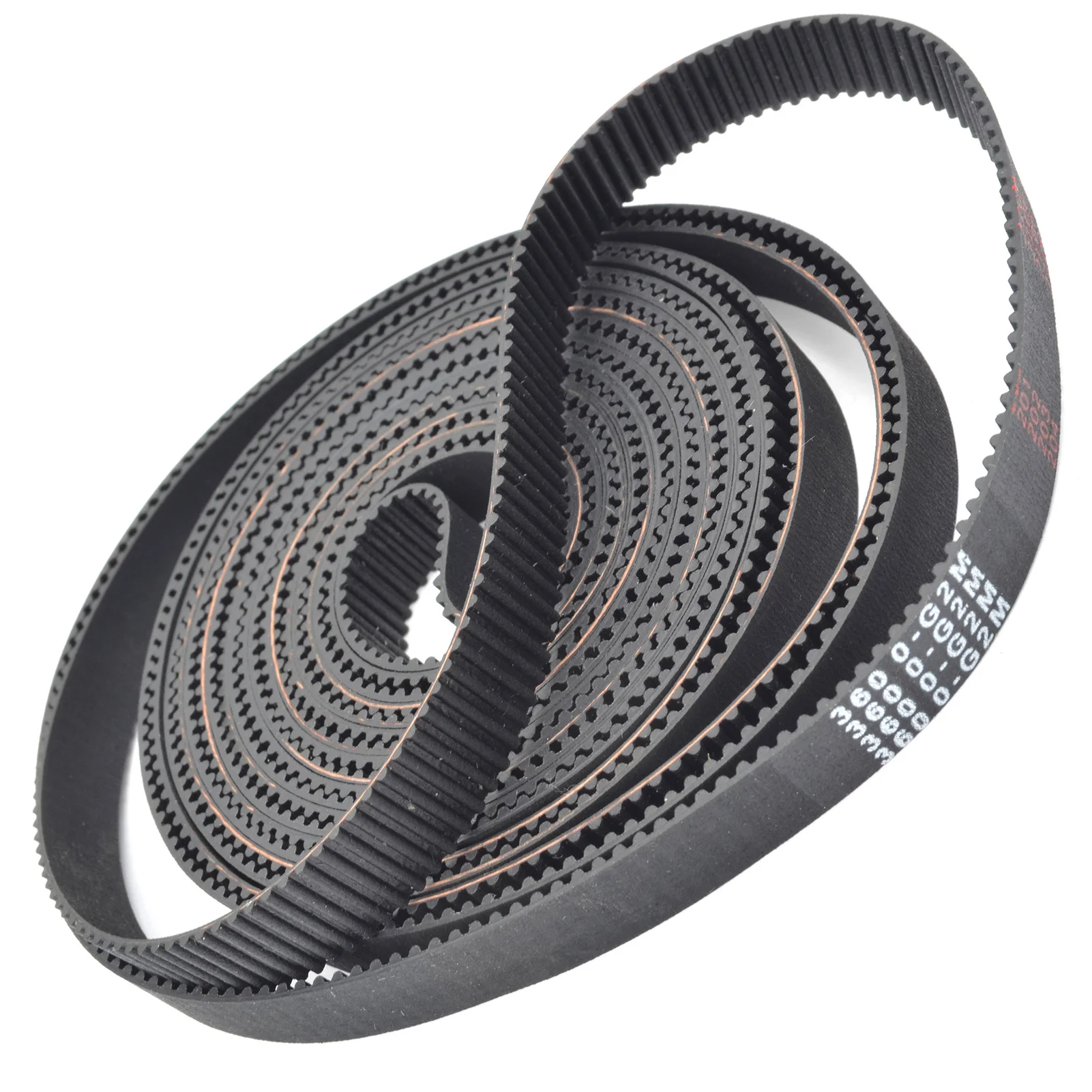 POWGE 2M 2GT Timing Belt Lp=1512 1524 1540 1600 1810 1910 2000 2190 2200 2270 3000 3008 3600 4016 Width 6mm 9mm Rubber