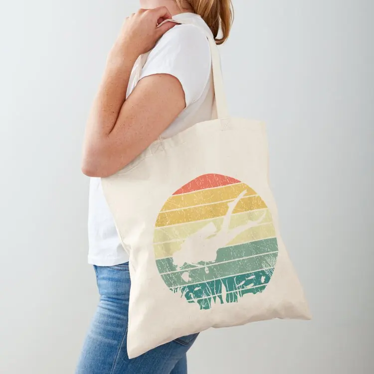 

Vintage Scuba Diving Ocean Diver Tote Bag Canvas bag for women Handbags women custom canvas bag tote bags aesthetic