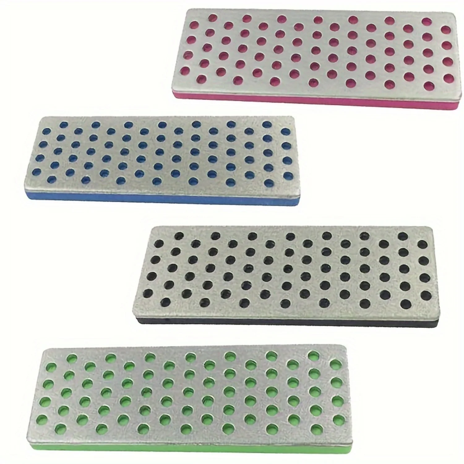 

Diamond Sharpening Stones Set for Skiing Board, Ice Snowboard, Pole Edges - 4pcs - Professional Skiing Board Sharpeners