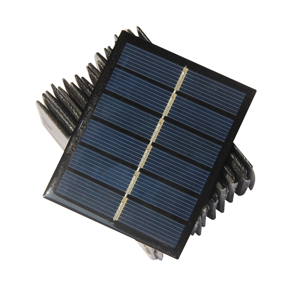 BUHESHUI 0,6 Вт 3 В мини-солнечные панели фотоэлектрические панели модуль солнечной энергии зарядное устройство DIY игрушечная панель 65*70 мм 5 шт./лот