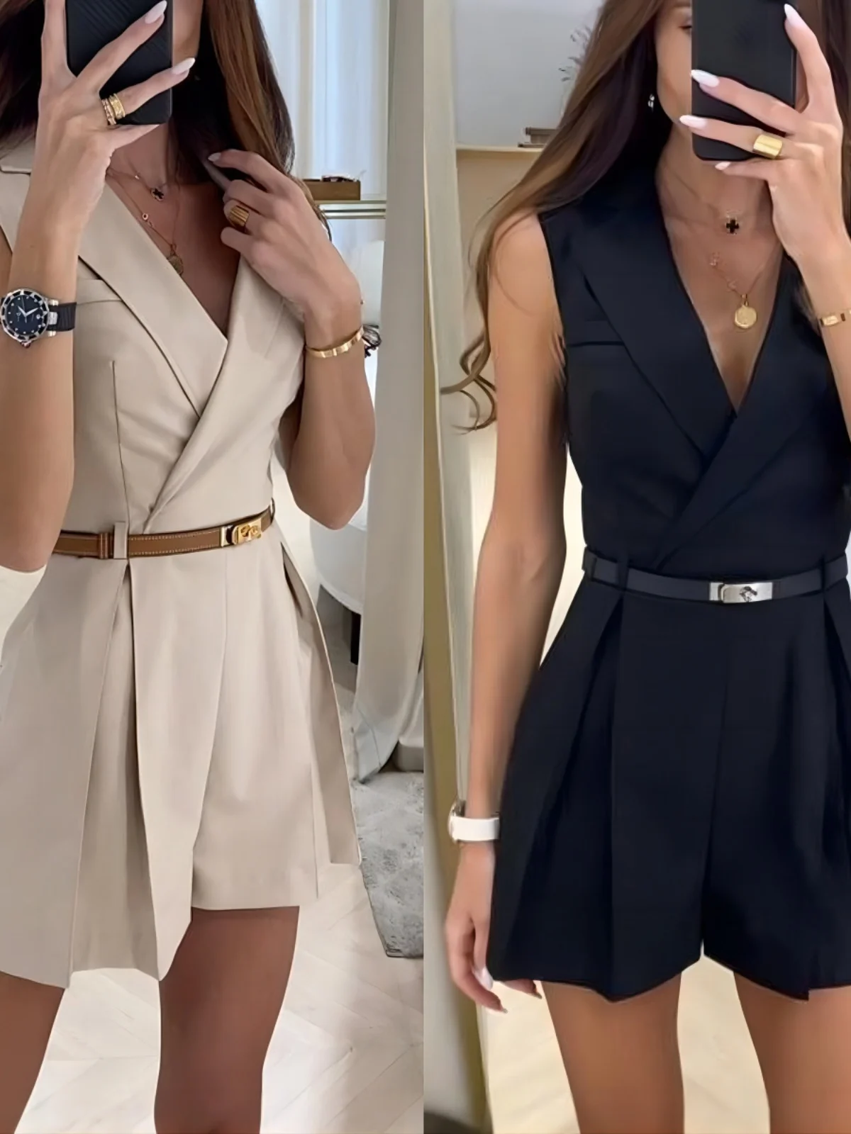 

Женские брюки Ele Commuter Suit Rer из полиэстера, прямые, длиной три четверти, на молнии, повседневные