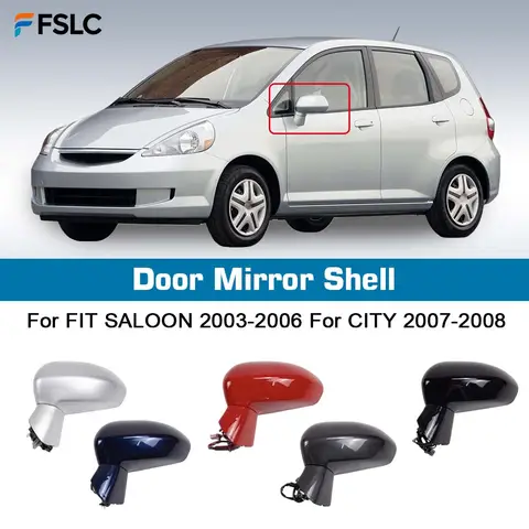 ⭐Genuine⭐ Accessories Exterior Side Rearview Mirror Assy For HONDA FIT JAZZ 2005-2008 For FIT SALOON 2003-2006 CITY 2007-2008
