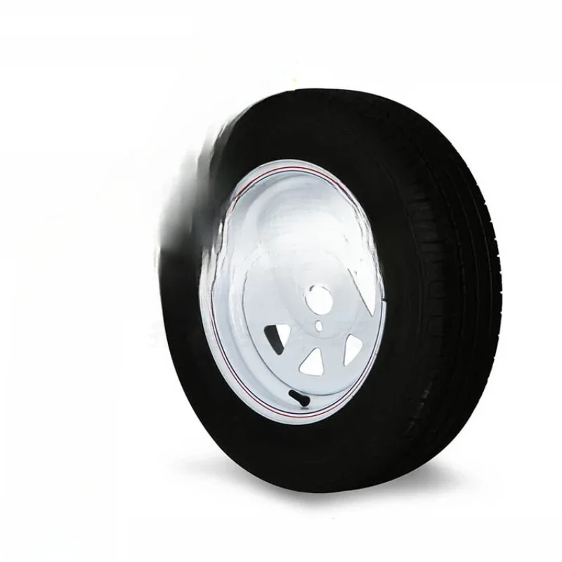 Trailer 13-inch trailer tire wheel rim RV trailer accessories 165/70R13 good luck tire 4 holes 5 holes