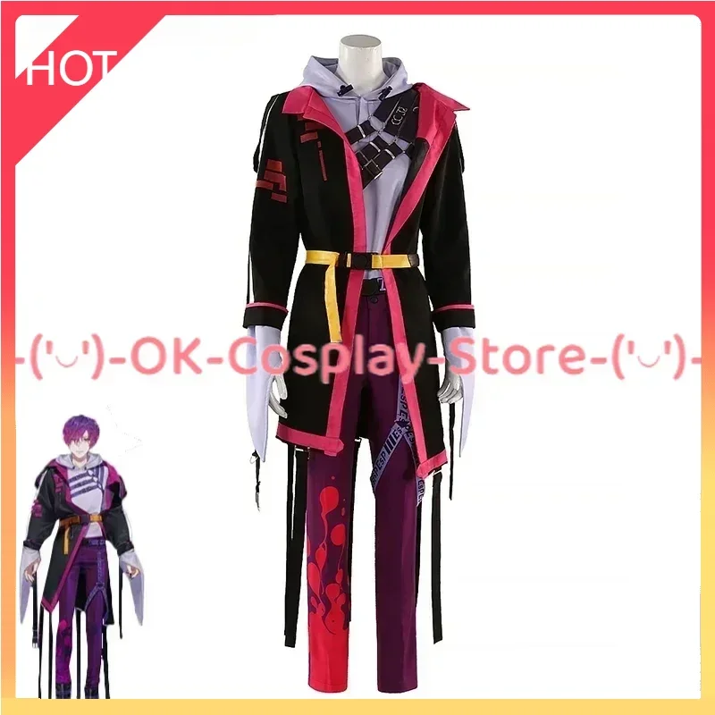 Vtuber Nocytx Uki Violeta Cosplay Costume Fancy Yutuber Suit Party Outfits Halloween Carnival Uniforms Custom Made