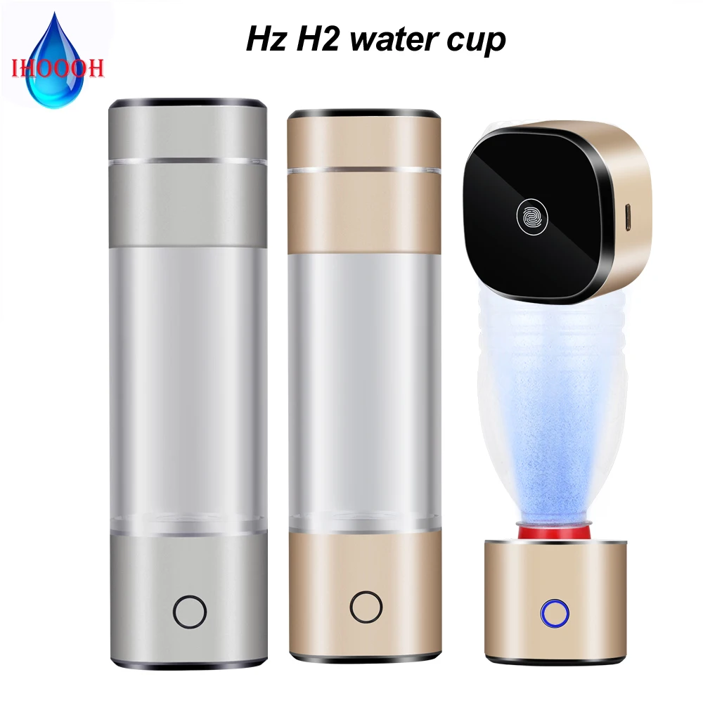 IHOOOH MRETOH Molecular Resonance Small molecule 7.8Hz Hydrogen Water Generator Bottle Pure H2 Ventilator Ionizer  Anti-Aging