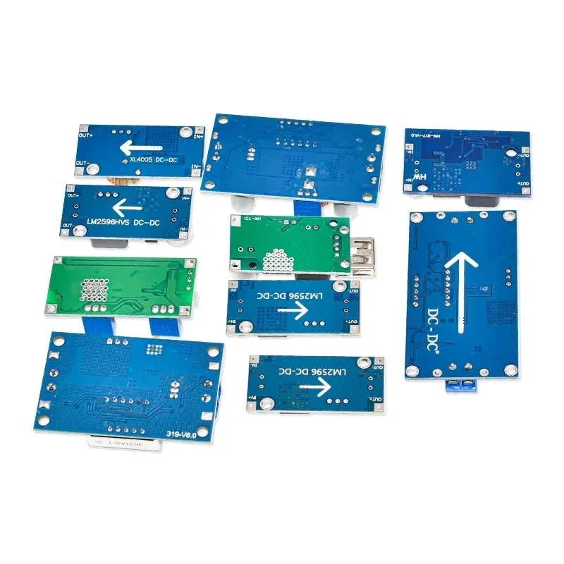 XL4015 High power 5A 75W DC-DC Verstelbare Step-down Ladermodule Step Down Buck Converter LED Driver met Rode Voltmeter
