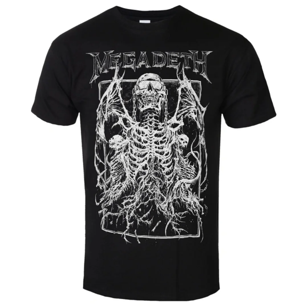 2026 Megadeth - Vic Rising Printed T-shirt - Thrash Metal Band Style Daily T-shirt - Suitable for Both Men and Women