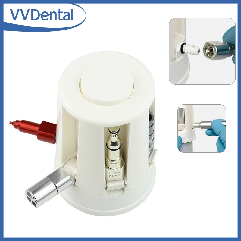 

Система смазки стоматологических наконечников VVDental, аппарат для очистки стоматологических наконечников, распылитель масла с 5 типами коннекторов, инструмент для стоматологии