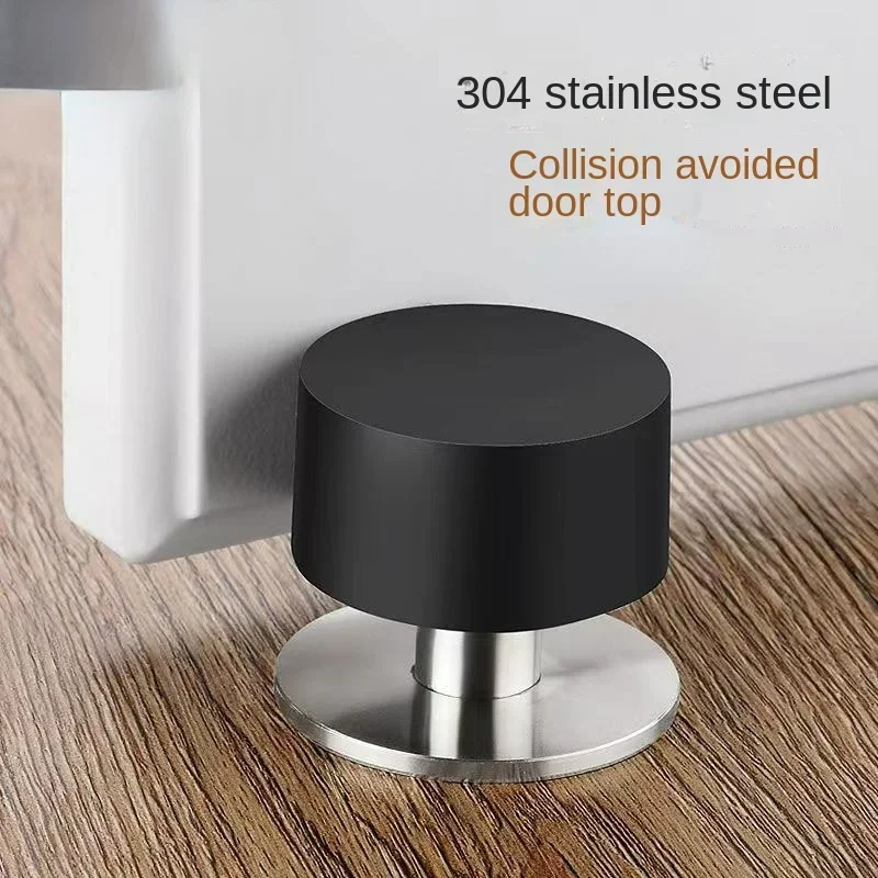 

304 Stainless Steel Door Stopper Rubber Buffer Door Stopper Door Stopper Toilet Door Anti-collision Device