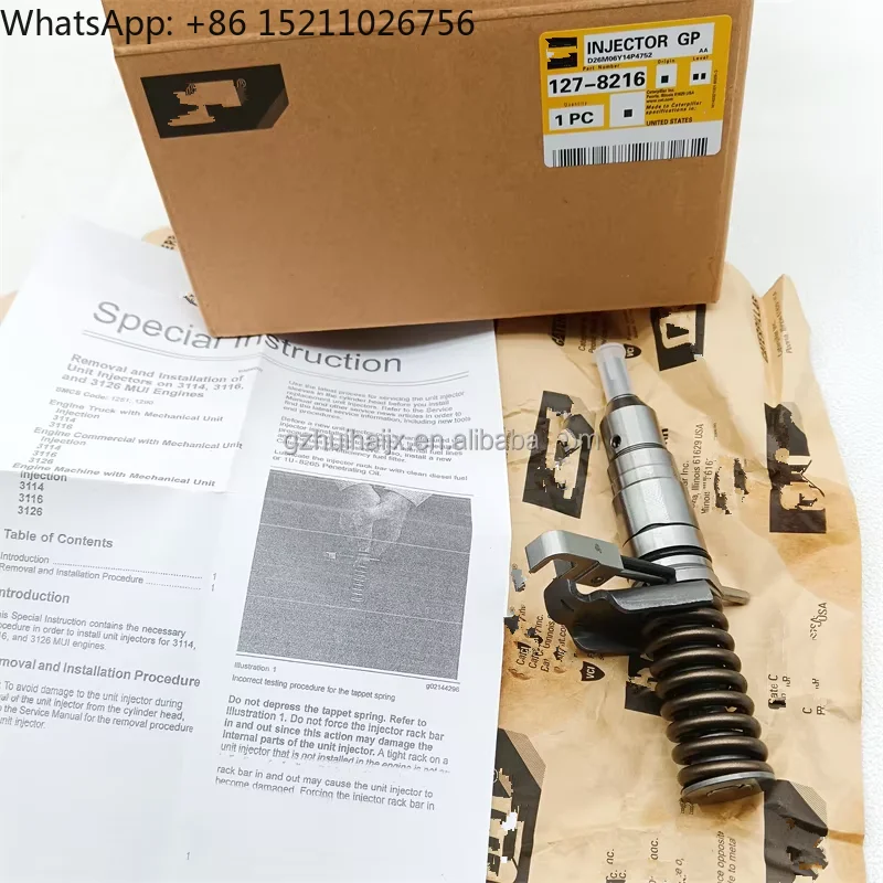 

High Quality New CAT Engine - Fuel Injector 127-8216 Injector for CAT Engine 3116 1278216