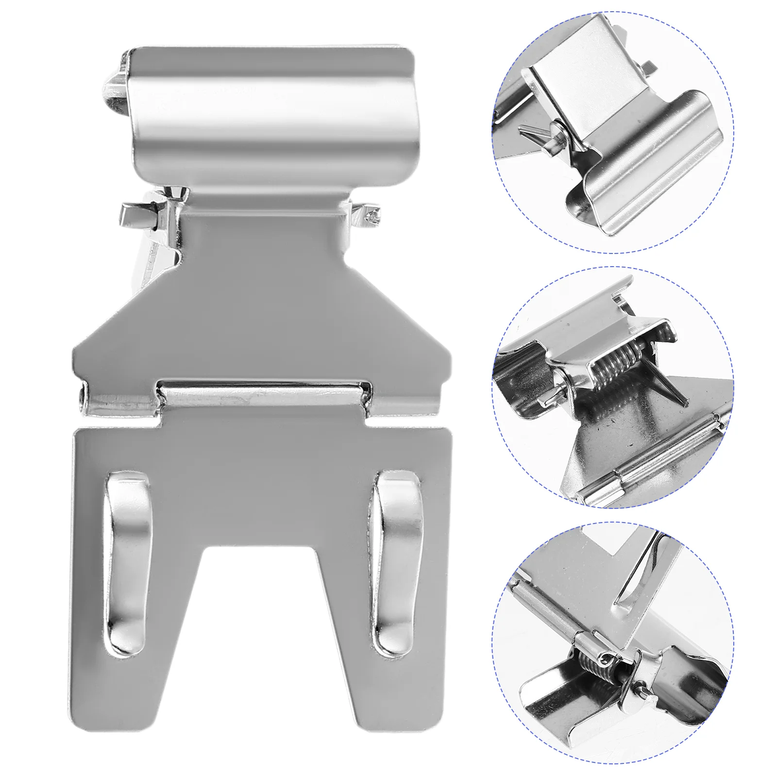 

4 Pcs Price Tag Clip Clamp Label Rack Display Shelf Holder Clamps Clips Metal for Supermarket