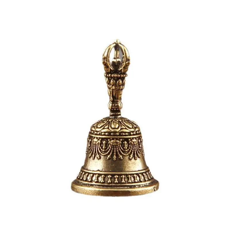Christmas Bronze Bell Creative Gift Home Decoration Accessories Brass Handicraft Die-casting Drop Bell Key Button Wind Bell