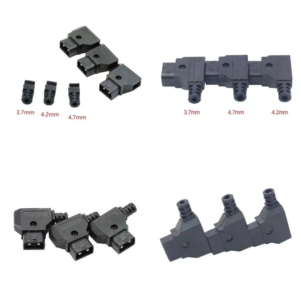 

31BA DTAP D-Tap Male Plug, Power Supply Connector for DSLR Rig Camera Minitors Power Cable V-mount Anton Battery