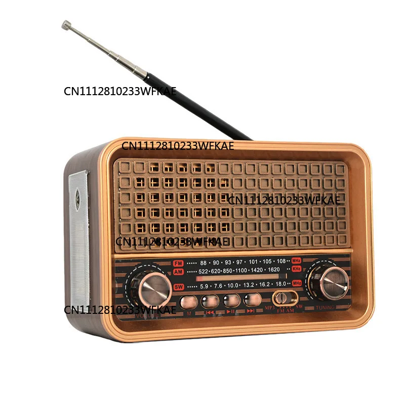 Customizable retro radio FM/AM/SW multi-band multi-function Bluetooth card MP3
