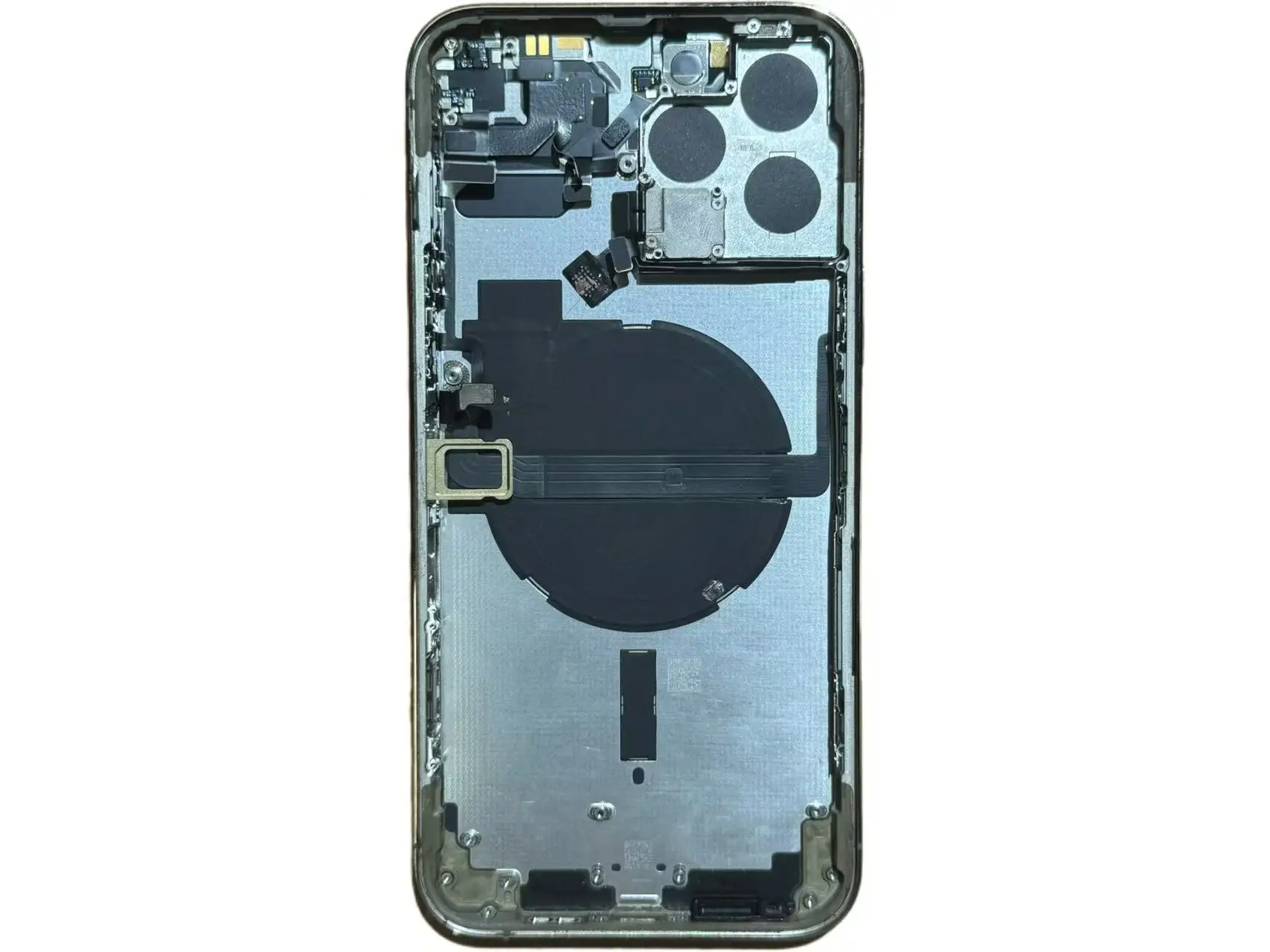 cadre-13promax-en-gros-avec-verre-arriere-ensemble-avec-cables-flexibles-bouton-d'origine-d'occasion-et-cable-flexible-sans-fil-avec-plateau-sim