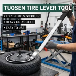 1/2PCS Professional Tire Changer Pry Bar Tool-Durable Metal,Rubber Handle,Labor-Saving Design,Non-Damaging Pry Corner