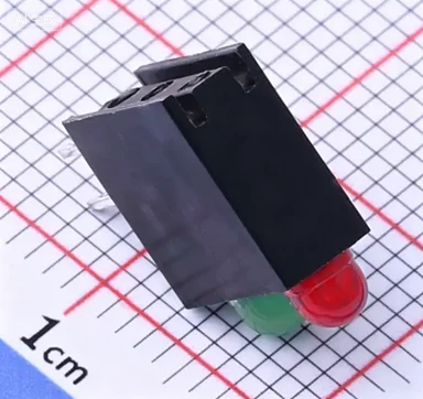Light-emitting Diode/LED 3MHK2396EGBTDmm Diameter Package, Emission Color: LED1: Red Light, LED2: Green Light. Wafer Material: L